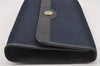 Auth Christian Dior Trotter 2Way Shoulder Clutch Bag Canvas Leather Navy 0306J