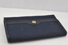 Auth Christian Dior Trotter 2Way Shoulder Clutch Bag Canvas Leather Navy 0306J