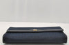 Auth Christian Dior Trotter 2Way Shoulder Clutch Bag Canvas Leather Navy 0306J