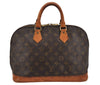 Authentic Louis Vuitton Monogram Alma Hand Bag Purse M51130 LV 0306K