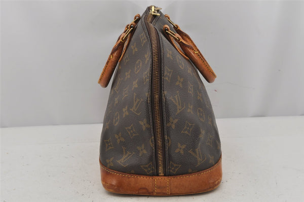 Authentic Louis Vuitton Monogram Alma Hand Bag Purse M51130 LV 0306K