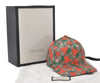 Authentic GUCCI Strawberry Cap GG PVC Leather Size S 517074 Brown Box 0308J