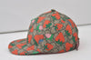 Authentic GUCCI Strawberry Cap GG PVC Leather Size S 517074 Brown Box 0308J