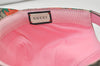 Authentic GUCCI Strawberry Cap GG PVC Leather Size S 517074 Brown Box 0308J