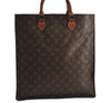 Authentic Louis Vuitton Monogram Sac Plat Hand Tote Bag Old Model LV 0308K