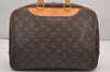 Authentic Louis Vuitton Monogram Deauville Hand Bag M47270 LV Junk 0309J