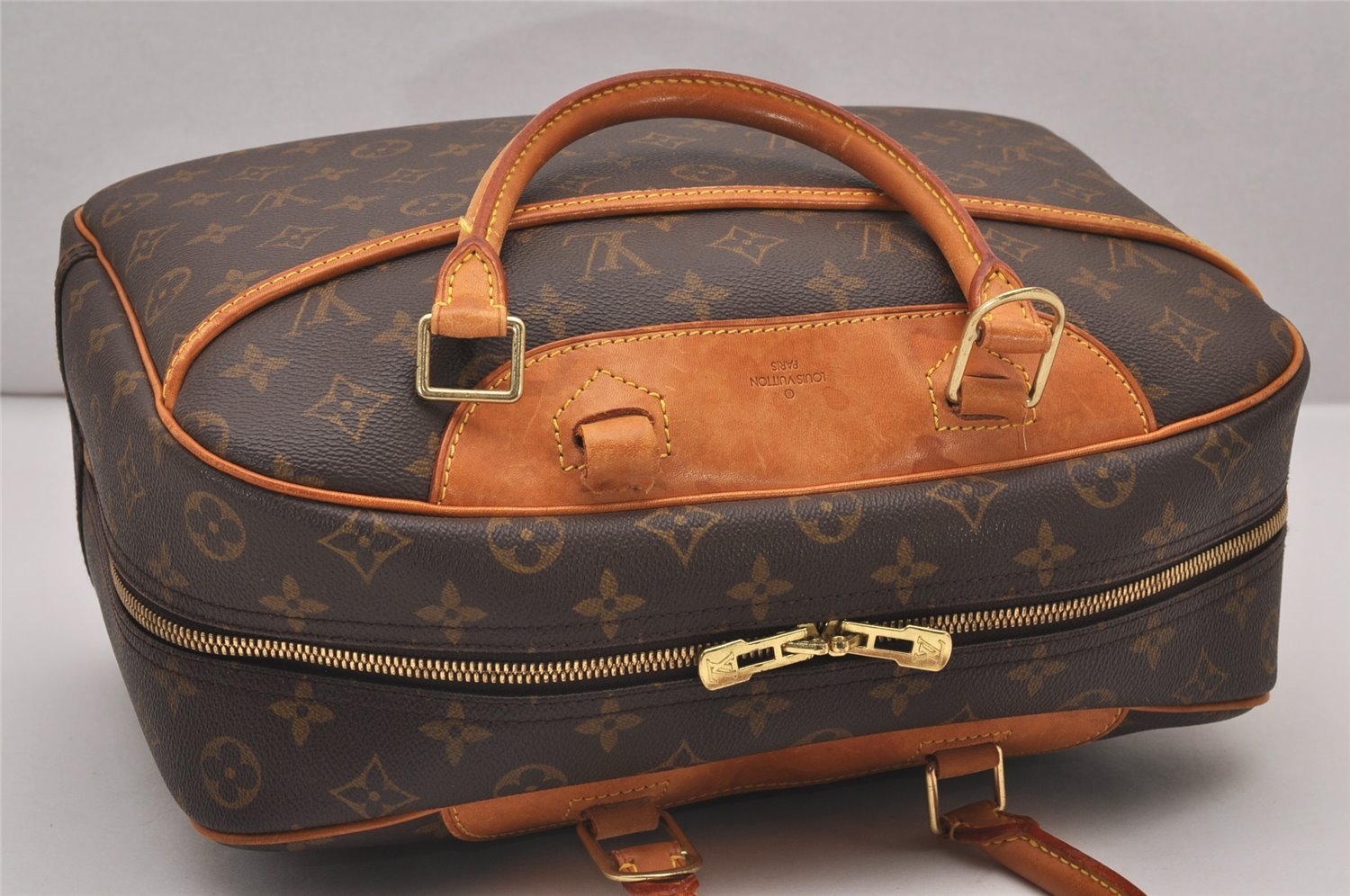 Authentic Louis Vuitton Monogram Deauville Hand Bag M47270 LV Junk 0309J