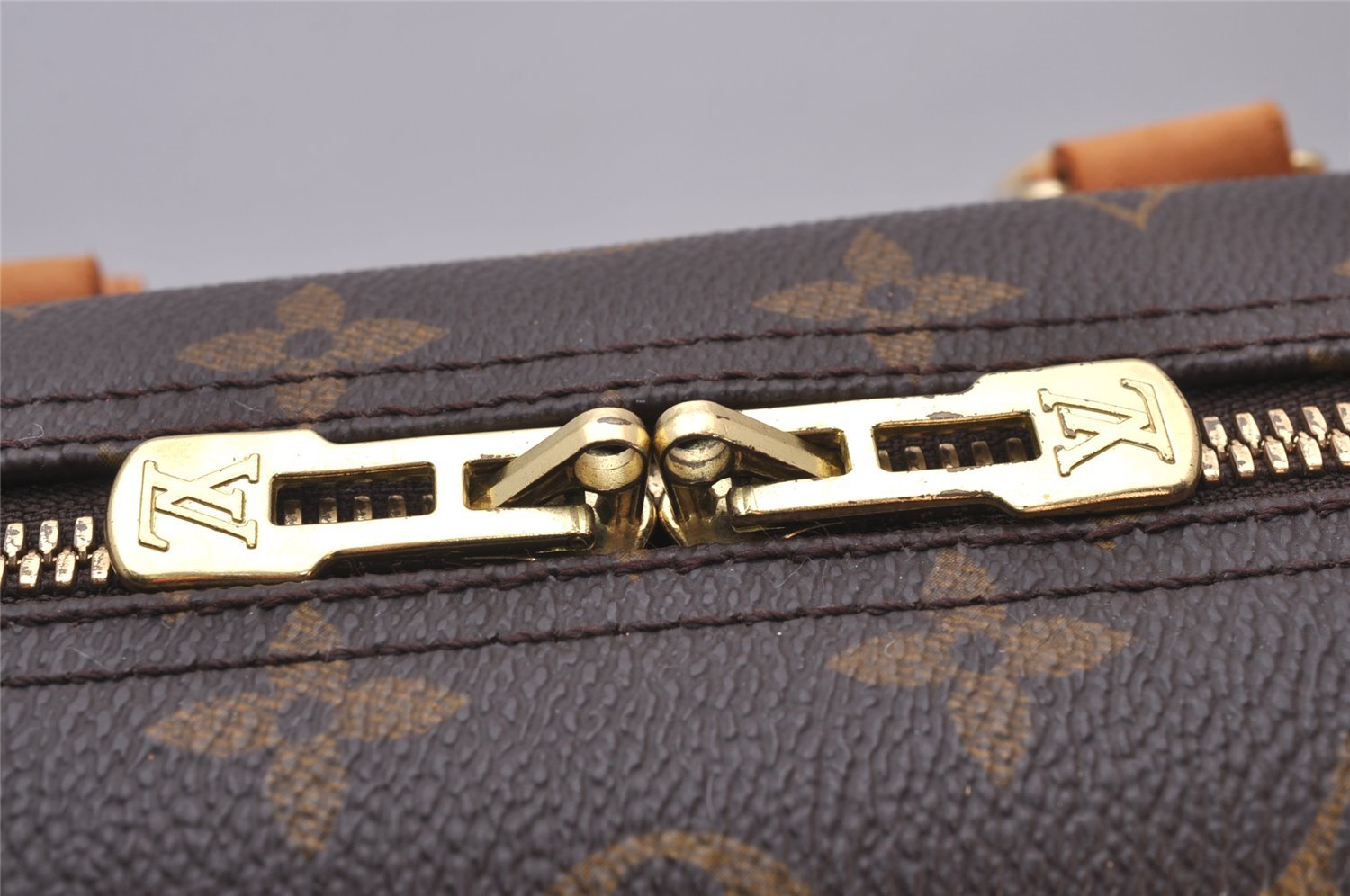 Authentic Louis Vuitton Monogram Deauville Hand Bag M47270 LV Junk 0309J