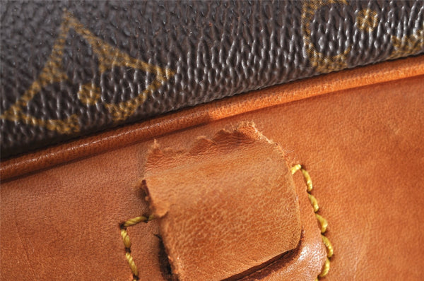 Authentic Louis Vuitton Monogram Deauville Hand Bag M47270 LV Junk 0309J