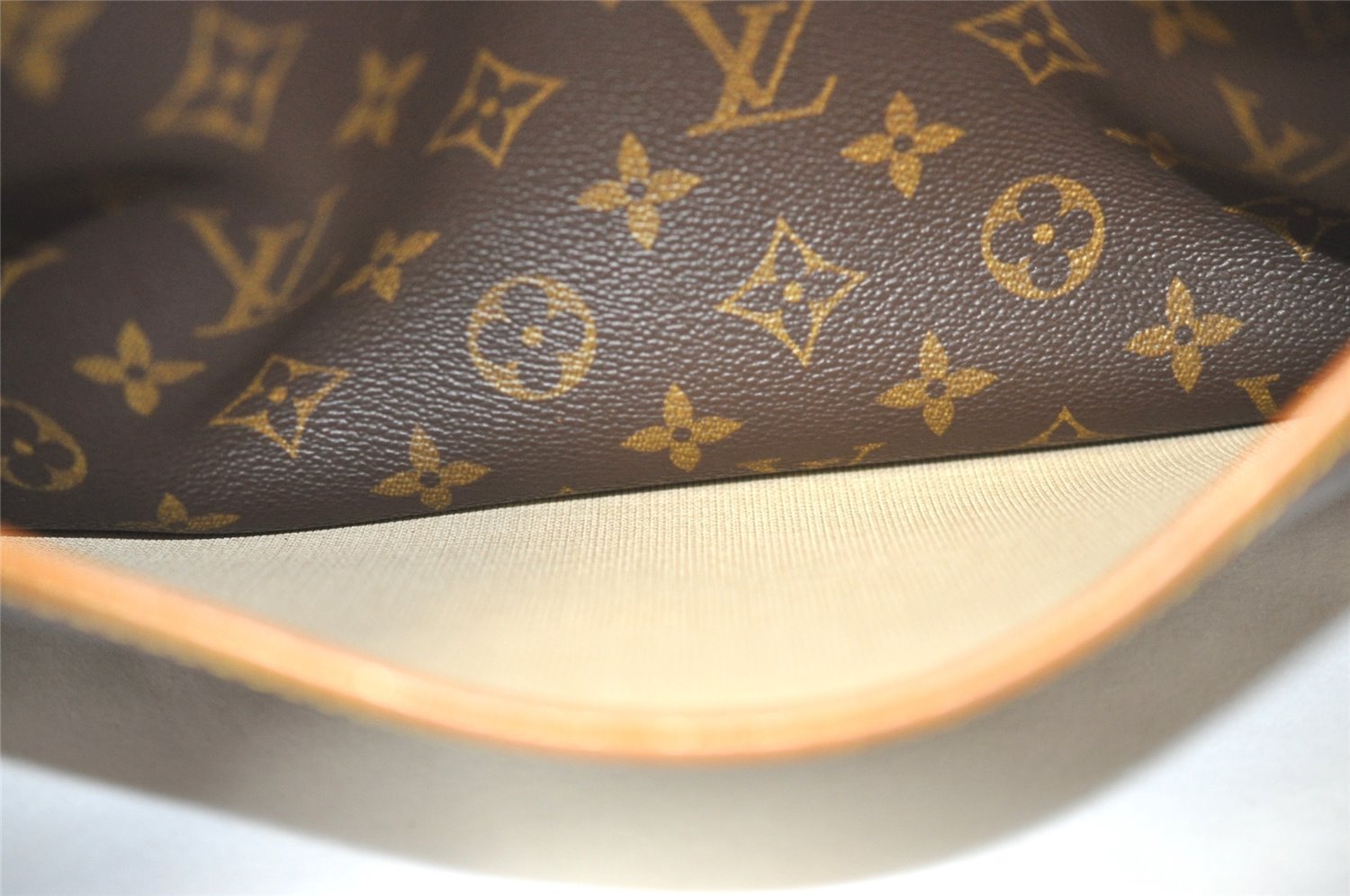 Authentic Louis Vuitton Monogram Deauville Hand Bag M47270 LV Junk 0309J