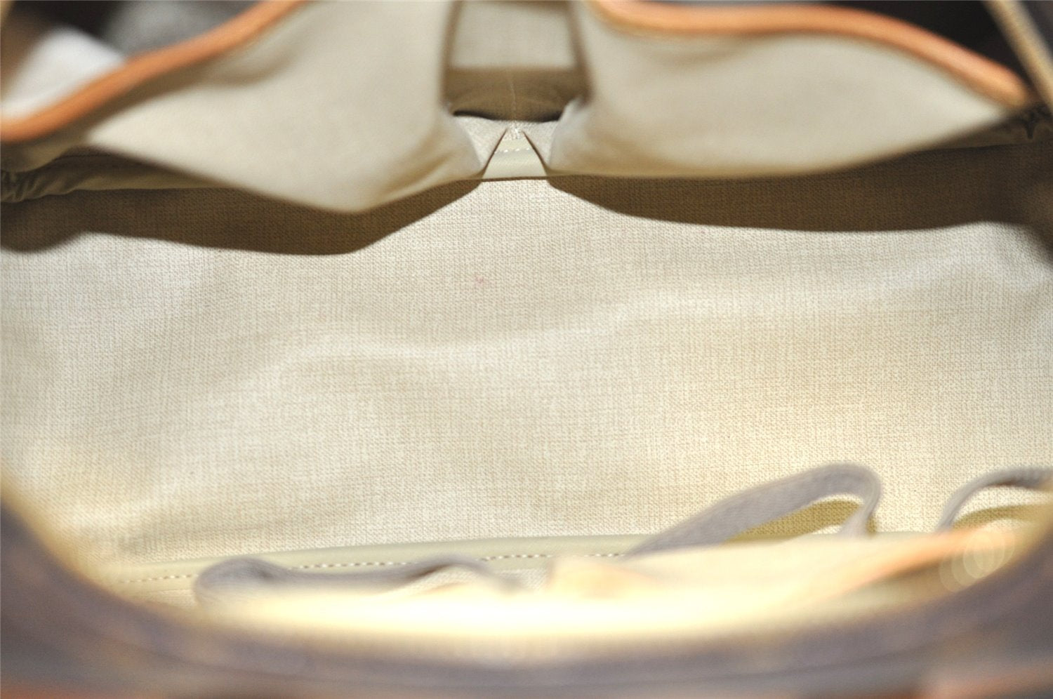 Authentic Louis Vuitton Monogram Deauville Hand Bag M47270 LV Junk 0309J