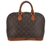 Authentic Louis Vuitton Monogram Alma Hand Bag Purse M51130 LV 0309K