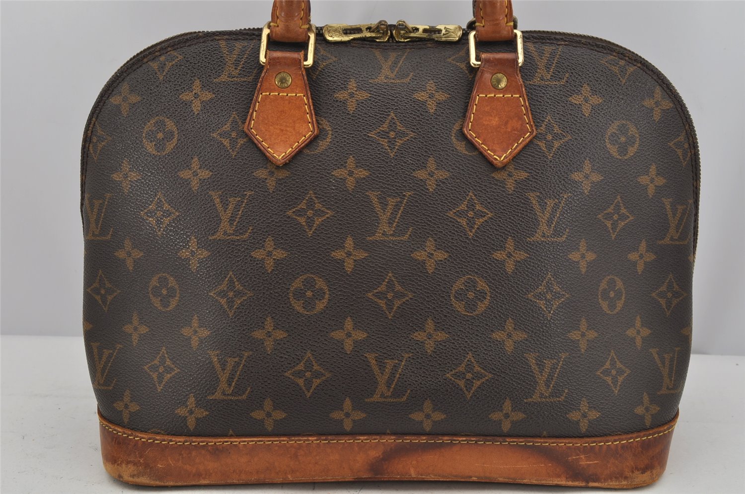 Authentic Louis Vuitton Monogram Alma Hand Bag Purse M51130 LV 0309K