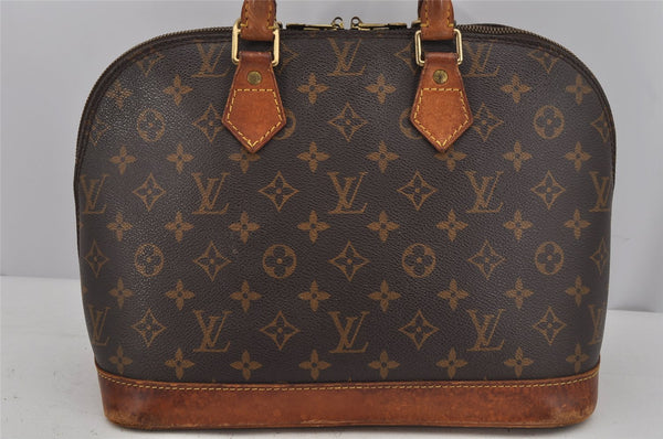 Authentic Louis Vuitton Monogram Alma Hand Bag Purse M51130 LV 0309K