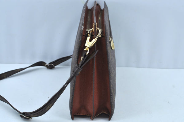 Authentic Louis Vuitton Monogram Enghien Shoulder Cross Bag M51205 LV 0310J