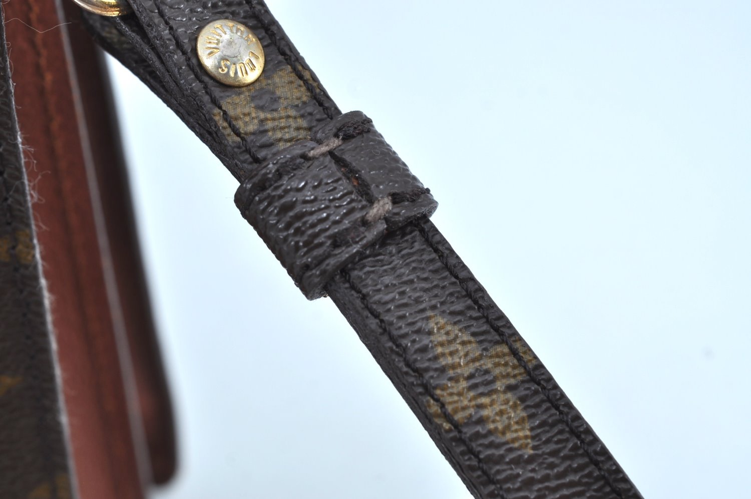 Authentic Louis Vuitton Monogram Enghien Shoulder Cross Bag M51205 LV 0310J