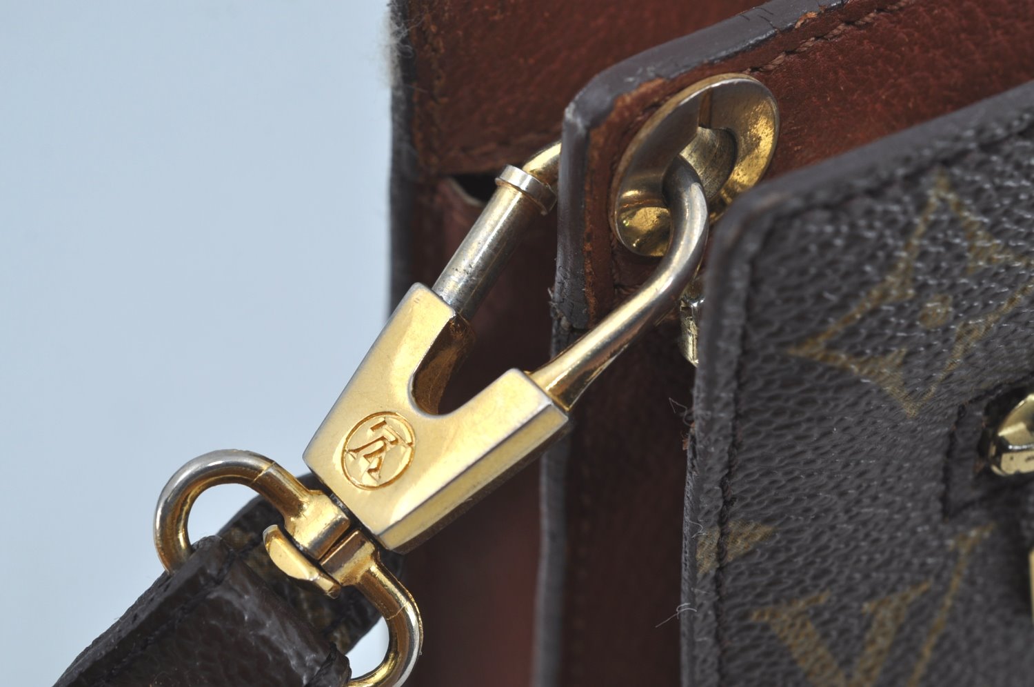 Authentic Louis Vuitton Monogram Enghien Shoulder Cross Bag M51205 LV 0310J