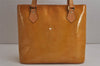 Authentic Louis Vuitton Vernis Houston Shoulder Hand Bag Yellow M91004 LV 0310K