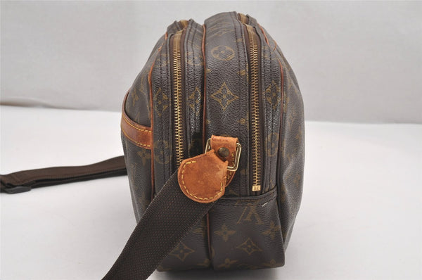 Authentic Louis Vuitton Monogram Reporter PM Shoulder Cross Bag M45254 LV 0311J