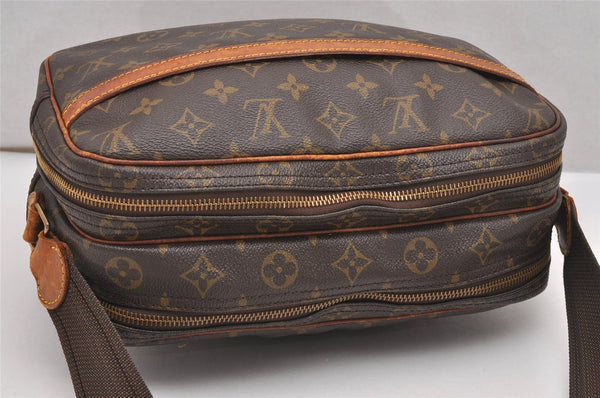 Authentic Louis Vuitton Monogram Reporter PM Shoulder Cross Bag M45254 LV 0311J