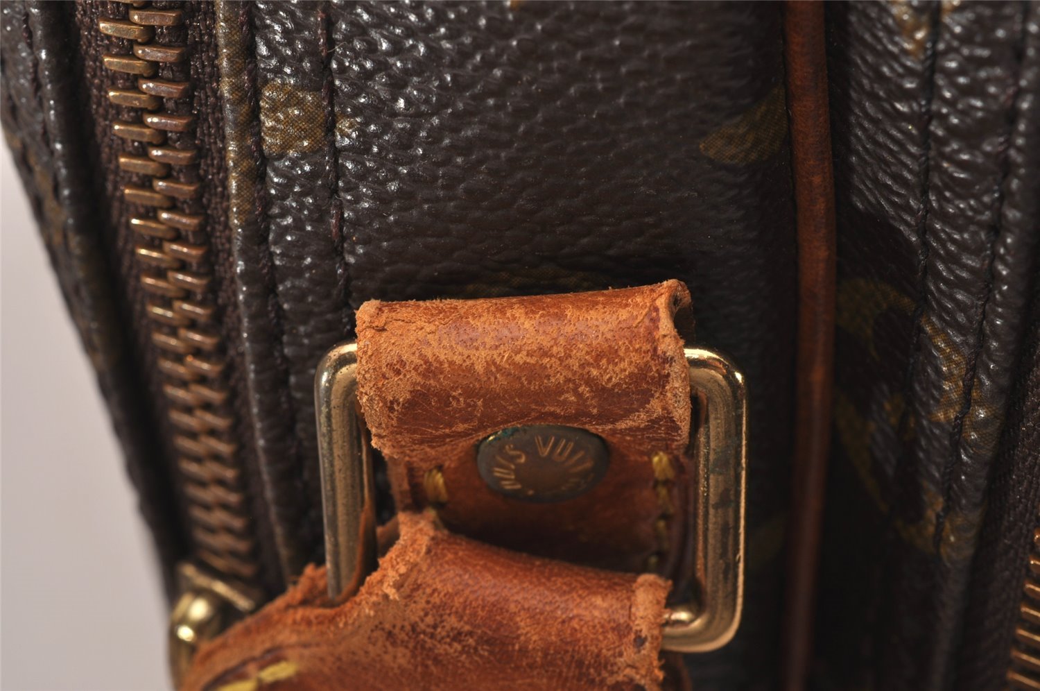 Authentic Louis Vuitton Monogram Reporter PM Shoulder Cross Bag M45254 LV 0311J