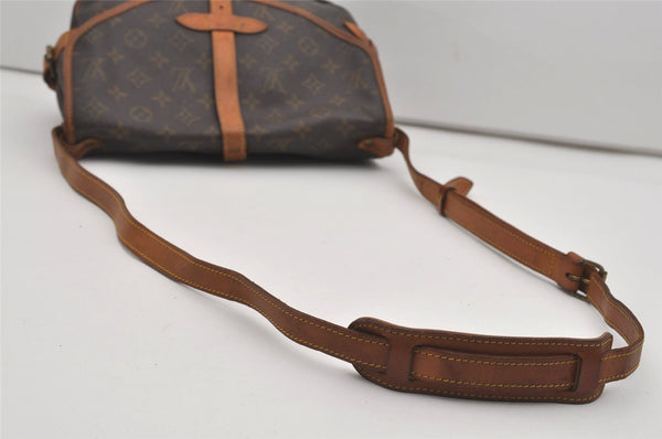 Authentic Louis Vuitton Monogram Saumur 30 Shoulder Cross Bag M42256 LV 0312J