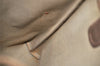 Authentic GUCCI Web Sherry Line Shoulder Tote Bag GG PVC Leather Brown 0315J