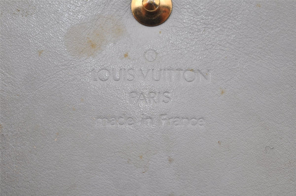 Auth Louis Vuitton Vernis Walker Shoulder Cross Wallet Yellow M91031 LV 0316J