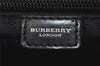 Authentic BURBERRY Vintage Nova Check PVC Leather Hand Bag Beige Junk 0316K