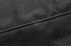 Authentic CHANEL New Travel Line Hand Boston Bag Purse Nylon Leather Black 0317J