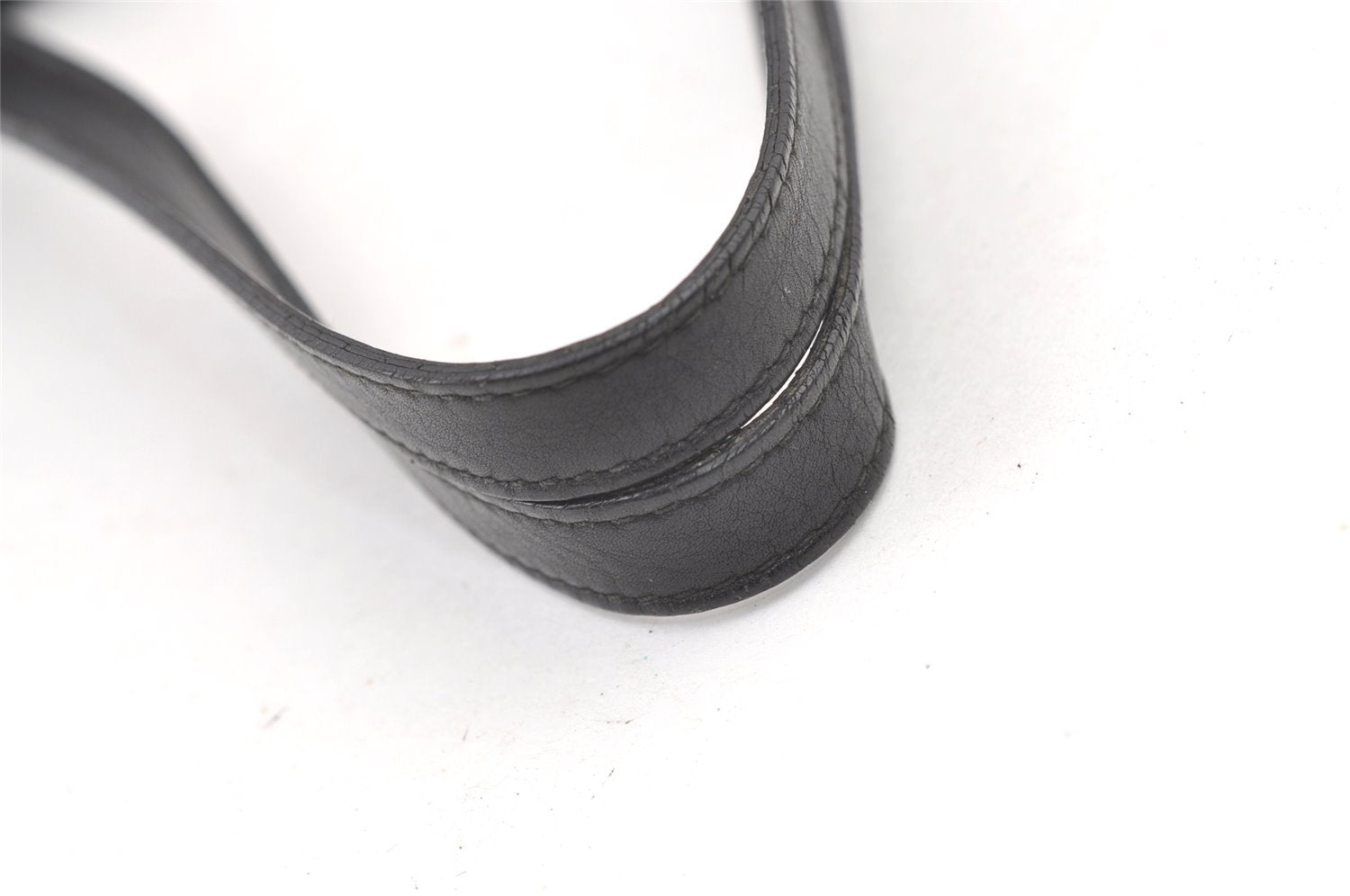 Authentic GUCCI Vintage Shoulder Tote Bag GG Canvas Leather 31244 Black 0317K