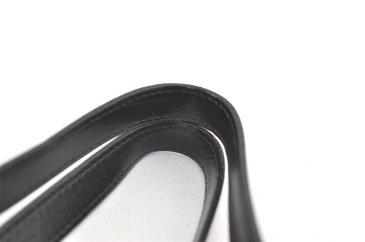 Authentic GUCCI Vintage Shoulder Tote Bag GG Canvas Leather 31244 Black 0317K