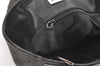 Authentic GUCCI Vintage Shoulder Tote Bag GG Canvas Leather 31244 Black 0317K