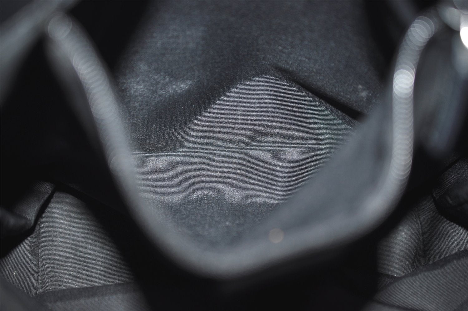 Authentic GUCCI Vintage Shoulder Tote Bag GG Canvas Leather 31244 Black 0317K