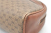 Authentic GUCCI Vintage Micro GG PVC Leather Clutch Hand Bag Purse Brown 0318K