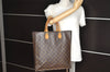 Authentic Louis Vuitton Monogram Sac Plat Hand Tote Bag M51140 LV 0319J