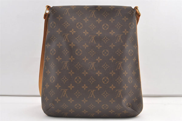 Authentic Louis Vuitton Monogram Musette Shoulder Cross Body Bag M51256 LV 0319K