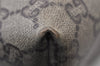 Authentic GUCCI Web Sherry Line GG Plus Tote Bag GG PVC Leather Brown 0320J
