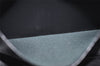 Authentic Burberrys Check Clutch Hand Bag Purse Canvas Leather Navy Blue 0321K