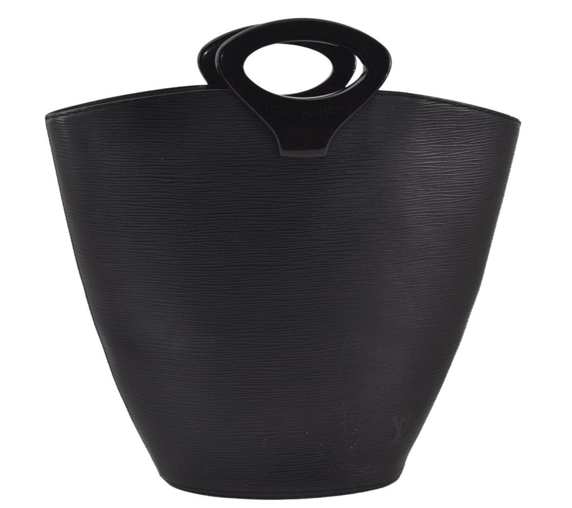 Authentic Louis Vuitton Epi Noctambule Hand Bag Purse Black M54522 LV 0322J