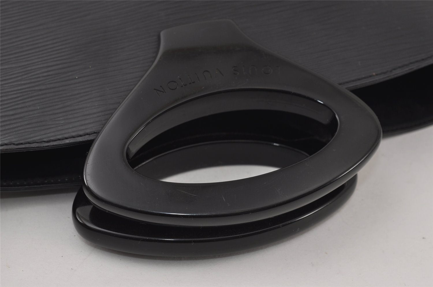 Authentic Louis Vuitton Epi Noctambule Hand Bag Purse Black M54522 LV 0322J