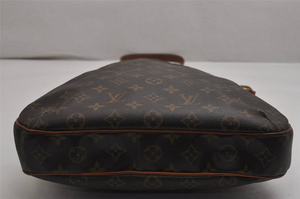 Authentic Louis Vuitton Monogram Odeon MM Shoulder Cross Bag M56389 LV 0322K