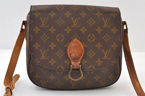 Auth Louis Vuitton Monogram Saint Cloud GM Shoulder Cross Bag Old Model LV 0324J