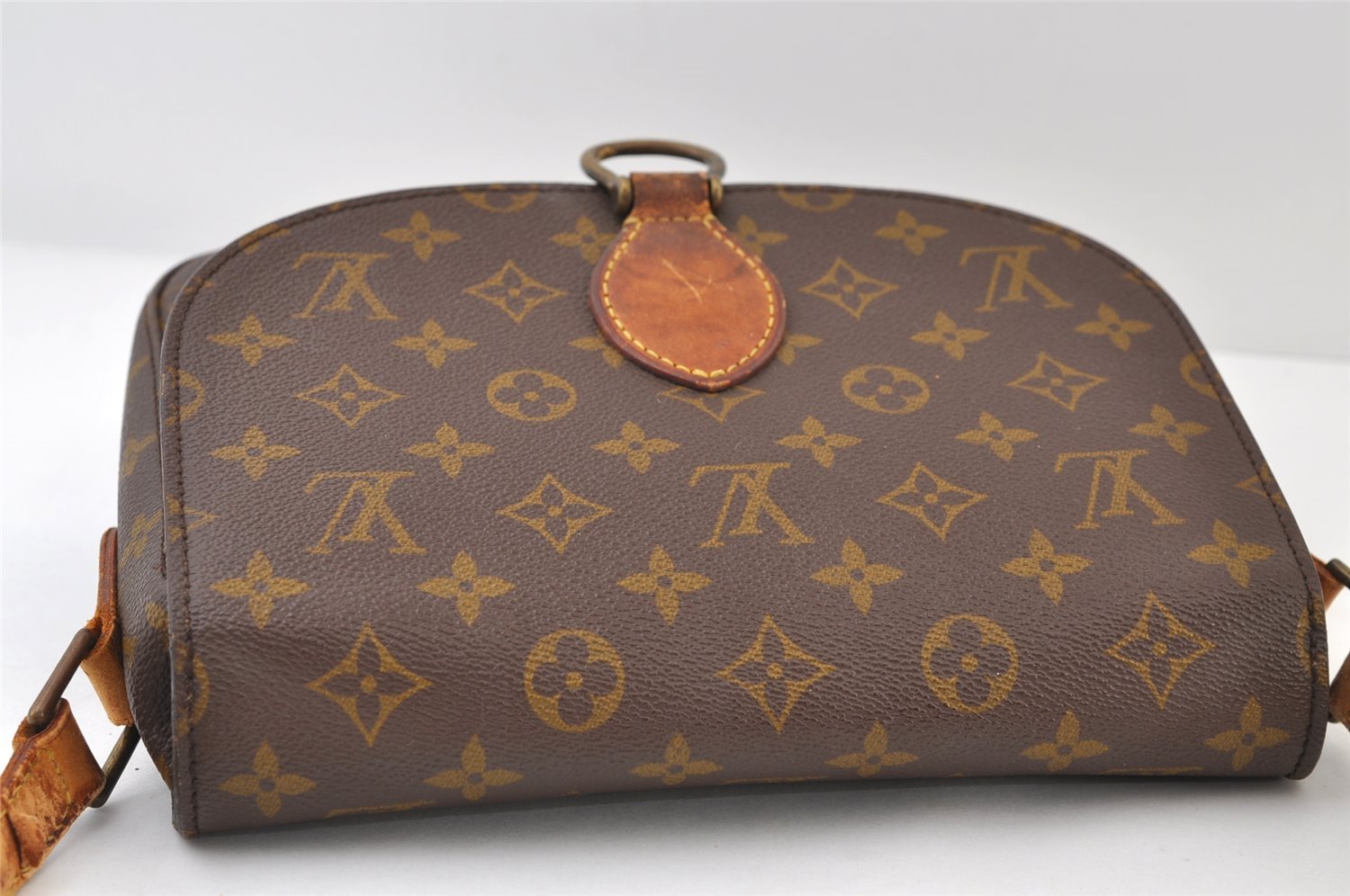 Auth Louis Vuitton Monogram Saint Cloud GM Shoulder Cross Bag Old Model LV 0324J