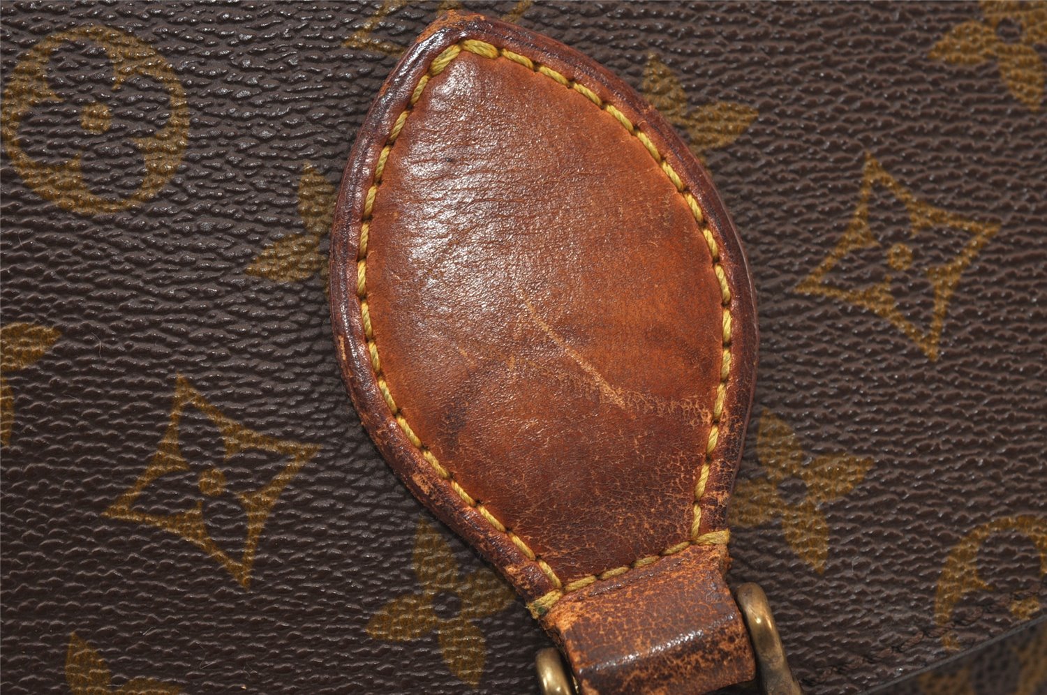 Auth Louis Vuitton Monogram Saint Cloud GM Shoulder Cross Bag Old Model LV 0324J