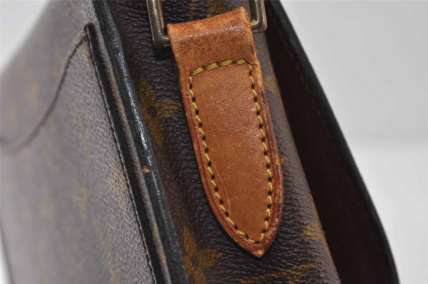 Auth Louis Vuitton Monogram Saint Cloud GM Shoulder Cross Bag Old Model LV 0324J