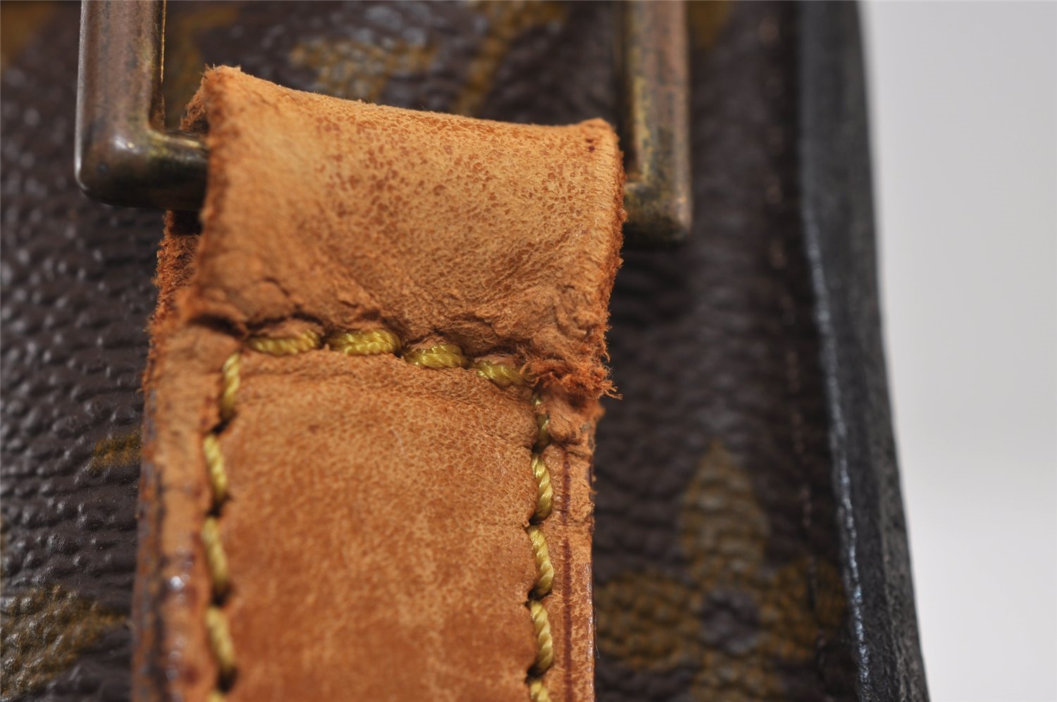 Auth Louis Vuitton Monogram Saint Cloud GM Shoulder Cross Bag Old Model LV 0324J