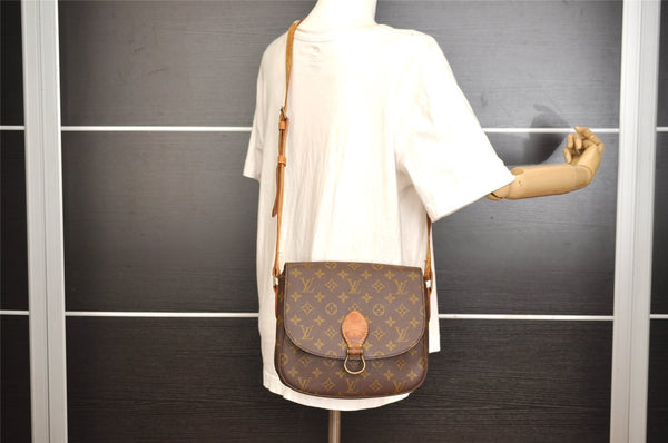 Auth Louis Vuitton Monogram Saint Cloud GM Shoulder Cross Bag Old Model LV 0324J