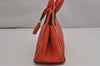 Authentic Louis Vuitton Epi Marly BB 2Way Shoulder Hand Bag M94618 Orange 0324K