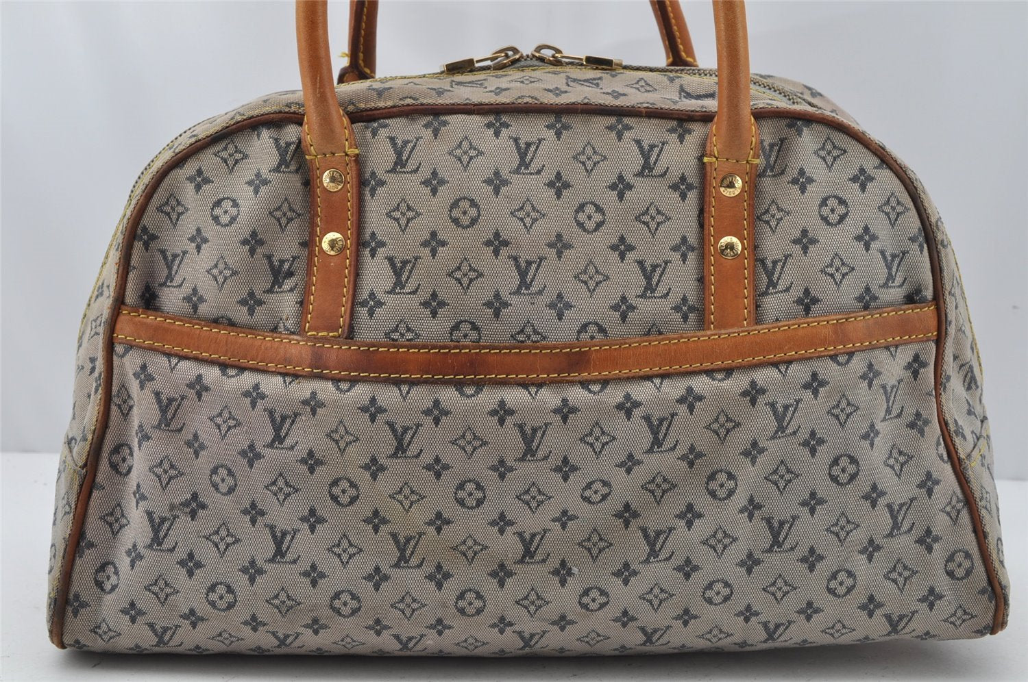 Authentic Louis Vuitton Monogram Mini Marie Shoulder Bag Blue M92003 LV 0325J